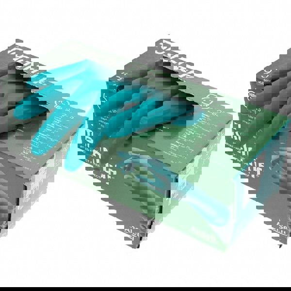 Series TouchNTuff Disposable Gloves: Size X-Large, 4.7 mil, Uncoated-Coated Nitrile, Industrial Grade, Unpowdered